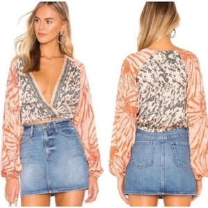 Free People Multicolor Blouse